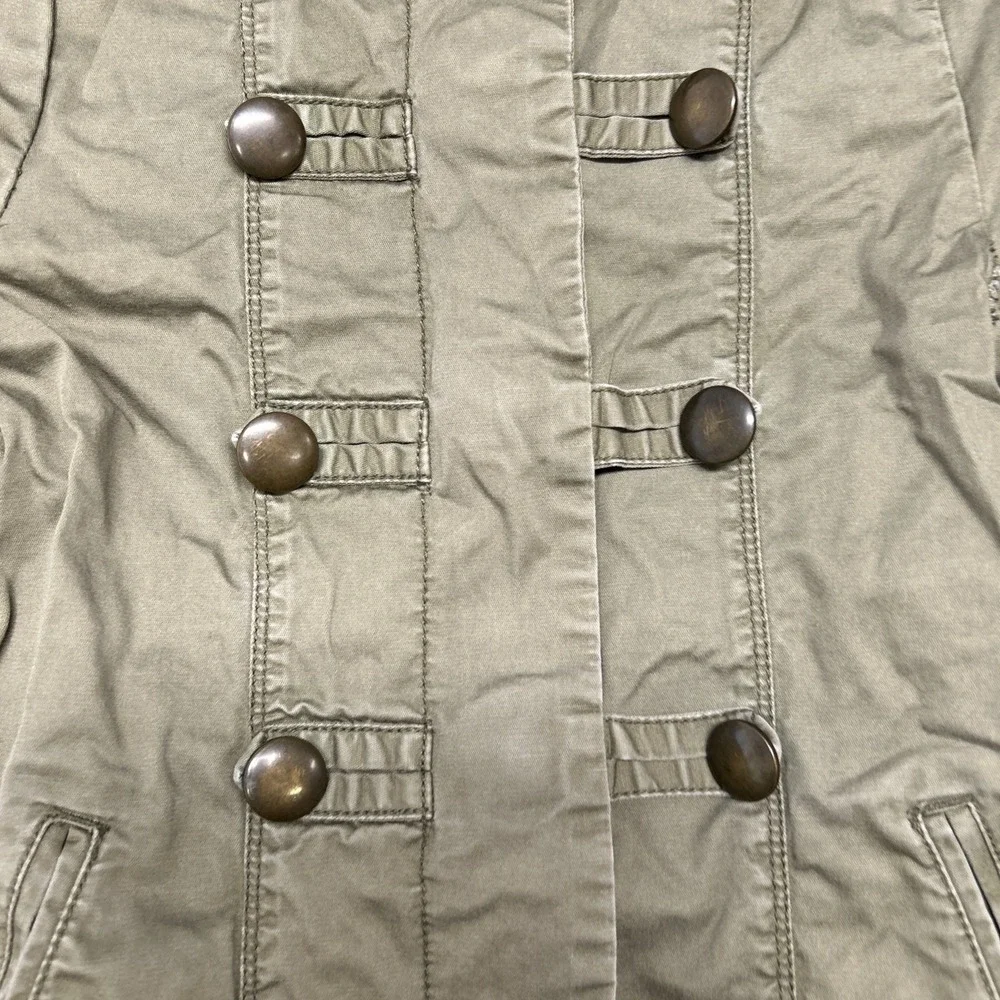 GAP Kids girls' olive green military-style jacket Size 8